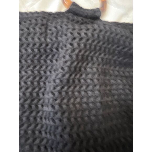 Montce Women's Black Monokini Cutouts Crochet KY One Piece Swimsuit Size XL NWOT - Picture 6 of 9